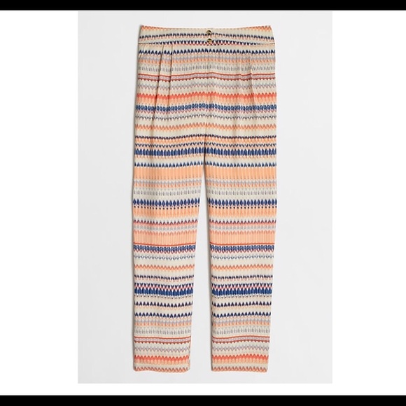 J Crew Chevron Print Pants - Picture 2 of 5